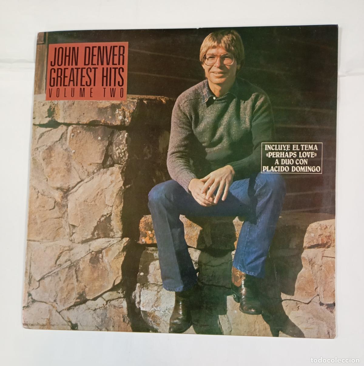 Discos de vinilo: John Denver &lrm;&ndash; Greatest Hits Volume Two. LP. TDKDA54