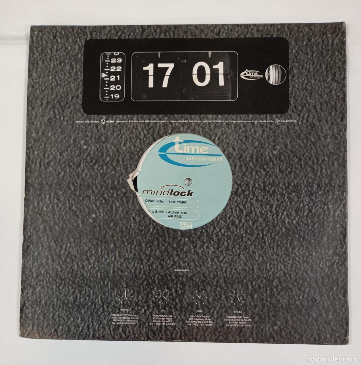 Discos de vinilo: TIME UNLIMITED. MINDLOCK. MAXI-SINGLE. TDKDA54 - Foto 2