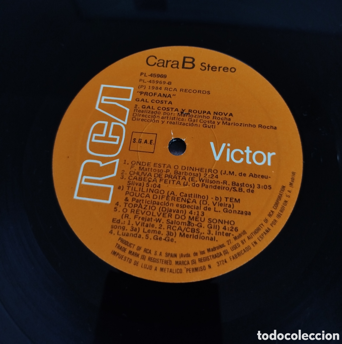 Discos de vinilo: Gal Costa - Profana. - Foto 3