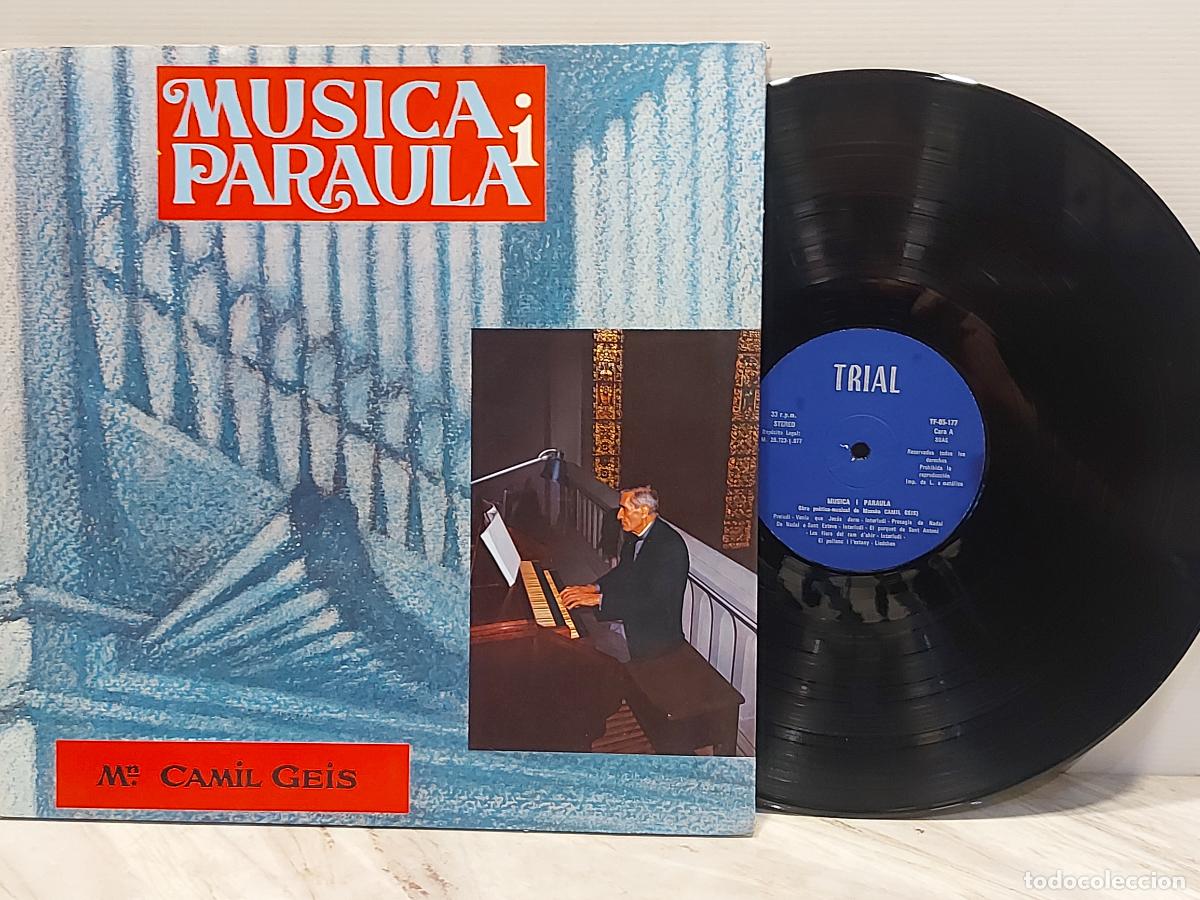 Discos de vinilo: FIRMADO !! | CAMIL GEIS | M&Uacute;SICA I PARAULA | LP 1977 | DEDICATORIA AUT&Oacute;GRAFA | GATEFOLD