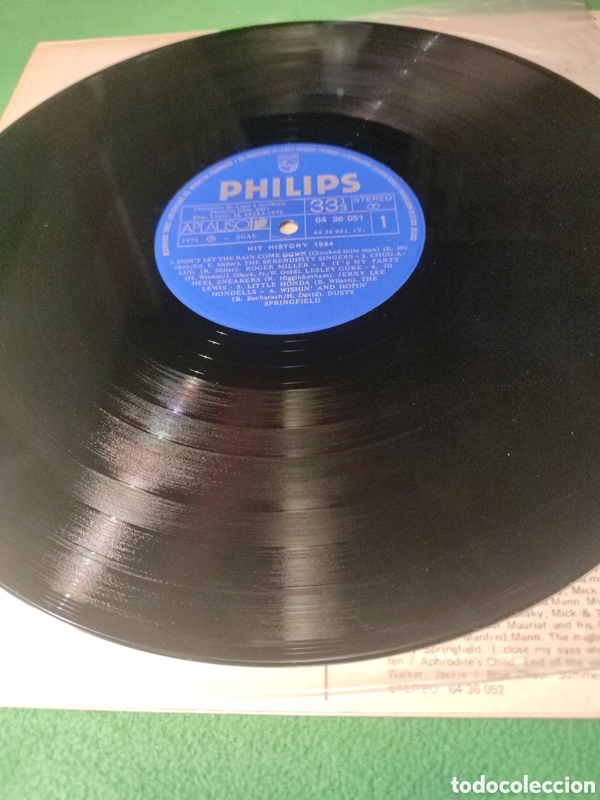 Discos de vinilo: Hit History - Original hit versi&oacute;n 1964 - Foto 3