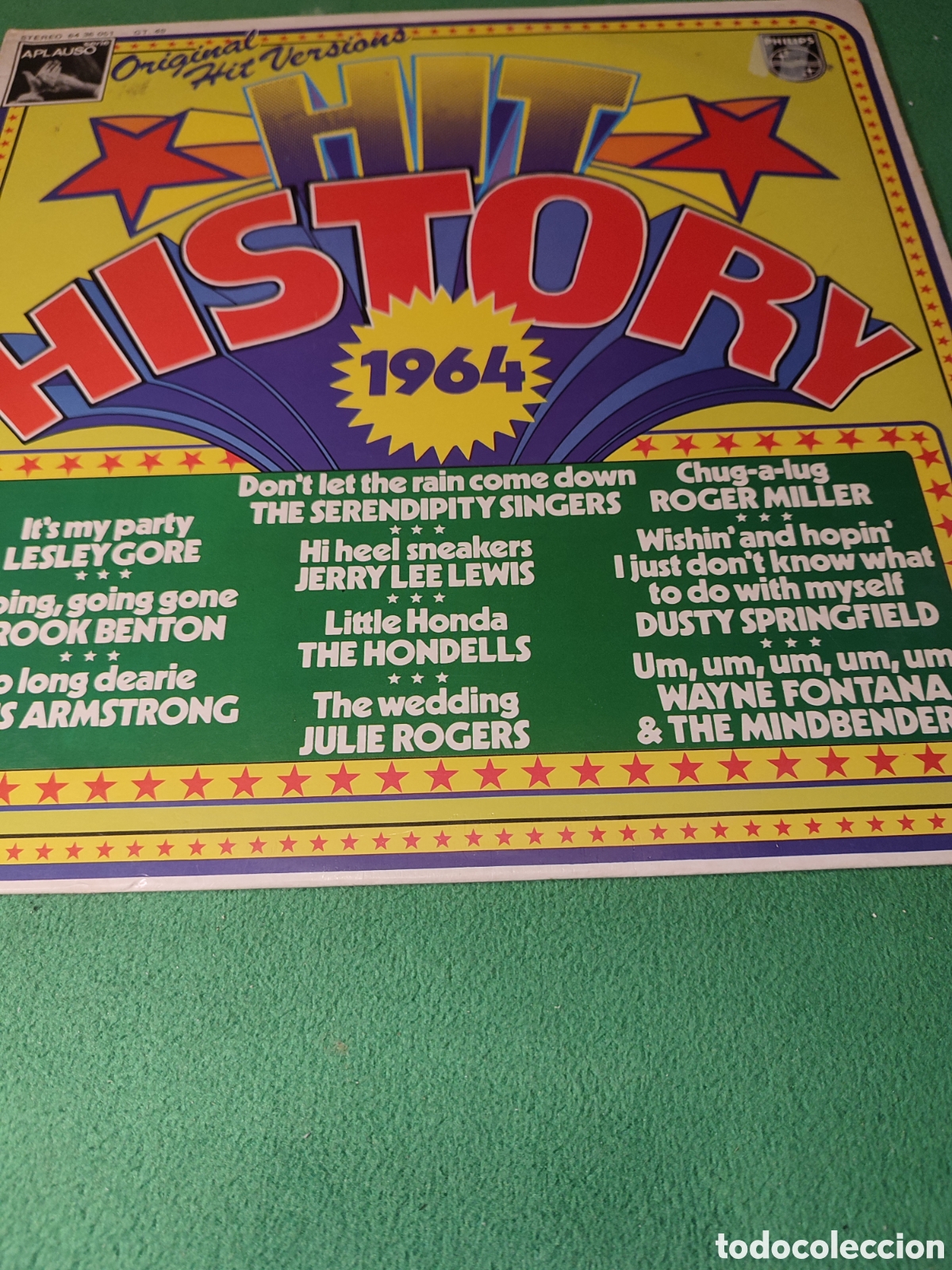 Discos de vinilo: Hit History - Original hit versi&oacute;n 1964 - Foto 1