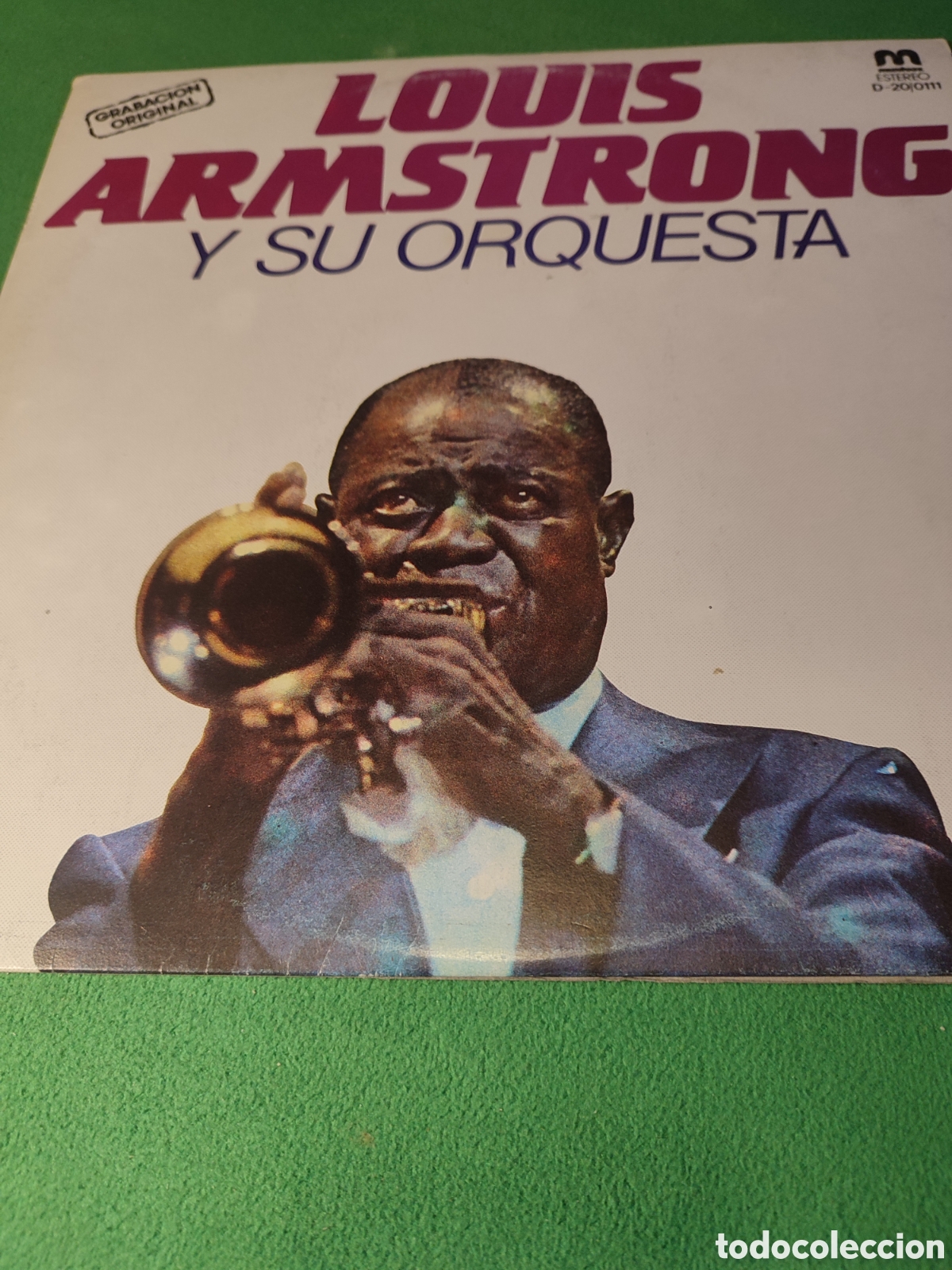 Discos de vinilo: Louis Armstrong y su orquesta - Grabaci&oacute;n original