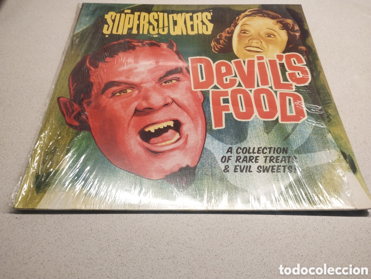 Discos de vinilo: S&uacute;persuckers Devil's Food disco de color verde raro
