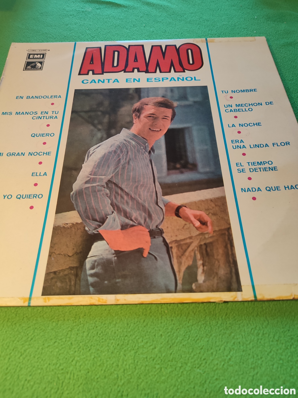 Discos de vinilo: Adamo - Canta en espa&ntilde;ol edici&oacute;n 1966 - Foto 1