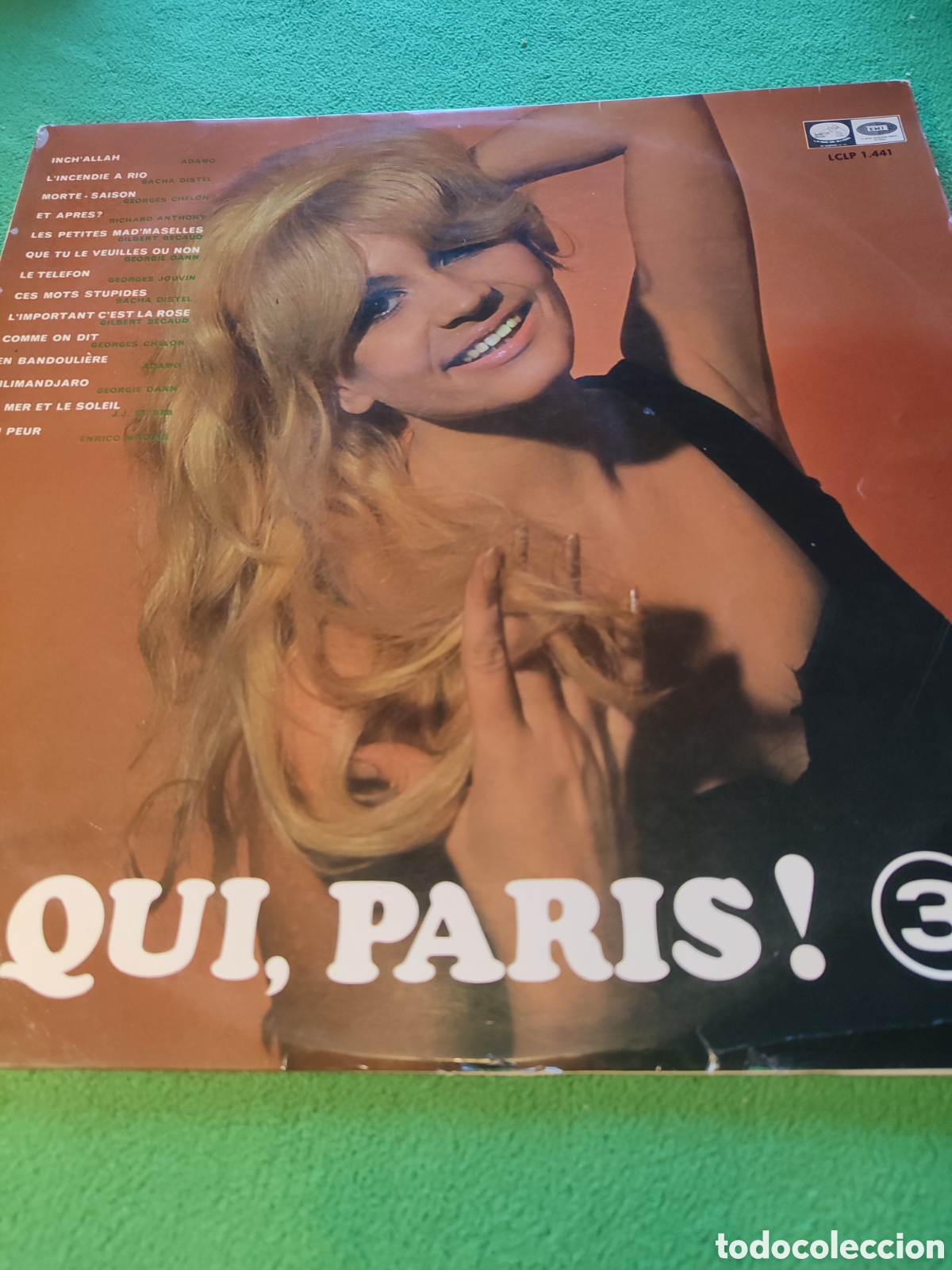 Discos de vinilo: Aqu&iacute;, Paris Volumen N- 3- Varios musica francesa