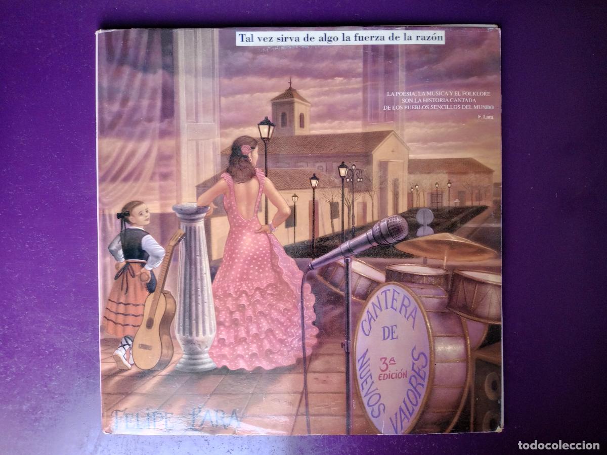 Discos de vinilo: FELIPE LARA - CANTERA DE NUEVOS VALORES 3&ordf; ed - DOBLE LP 1991 - CANCION ESPA&Ntilde;OLA, POESIA, FOLK, ETC