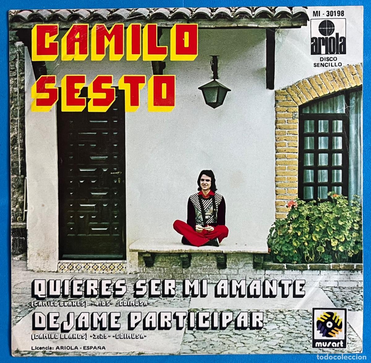 Vinyl records: CAMILO SESTO - Quires ser mi amante - Editado en M&Eacute;XICO