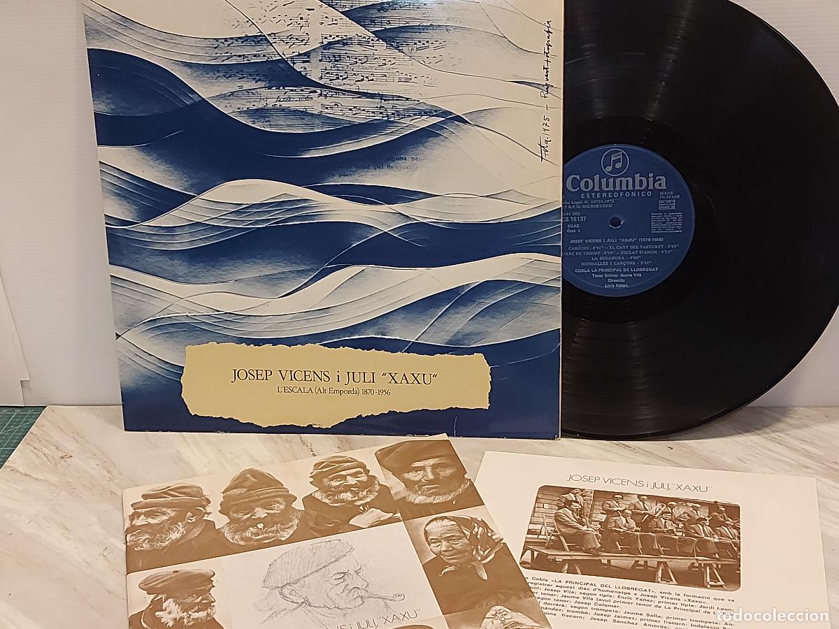 Discos de vinilo: JOSEP VICENS I JULI XAXU | SARDANAS | LP COLUMBIA 1978 | NUMERADO | LUJO | COMPLETO