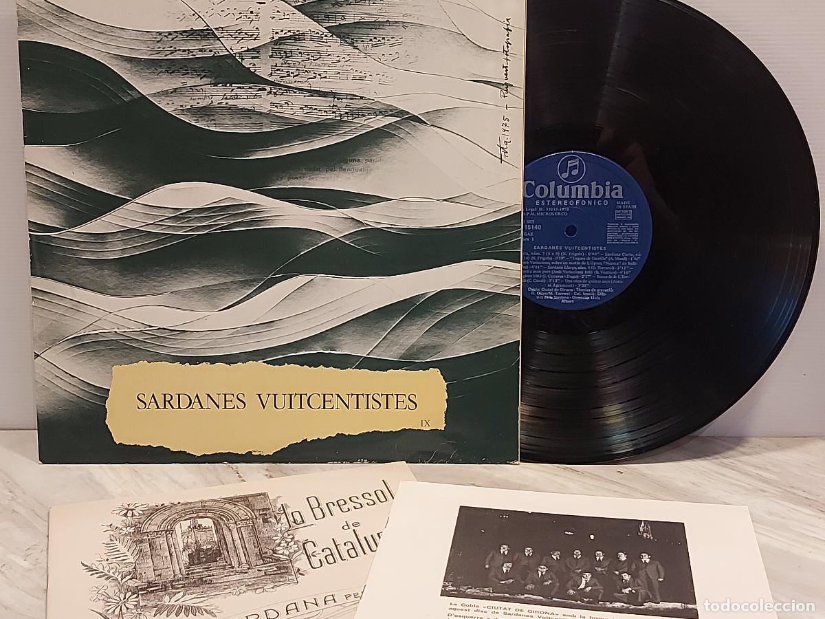 Discos de vinilo: SARDANES VUITCENTISTES | LP COLUMBIA 1978 | NUMERADO 564 | COMPLETO CON FOLLETOS | LUJO ****