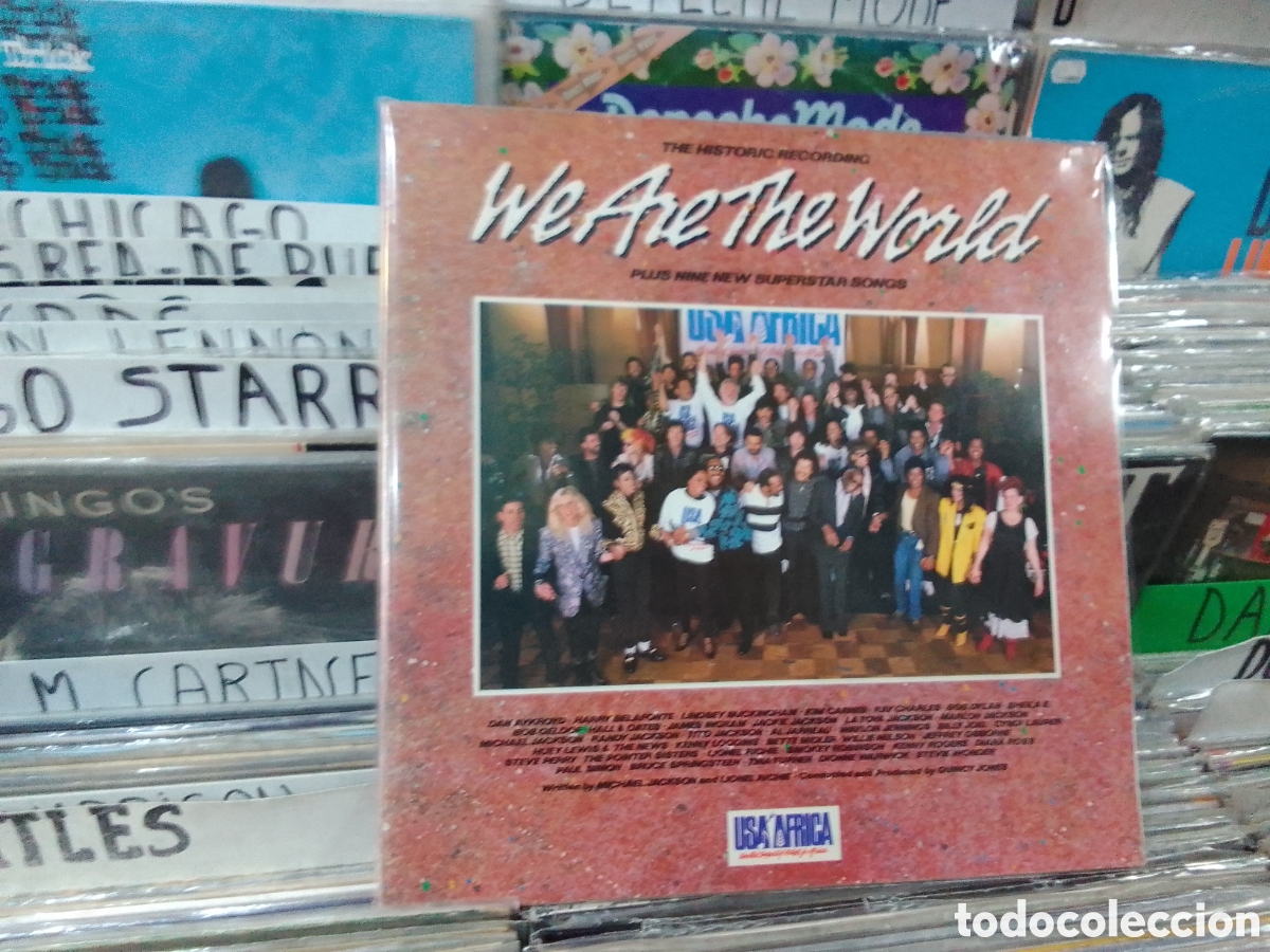 Discos de vinilo: We are the world,varios artistas