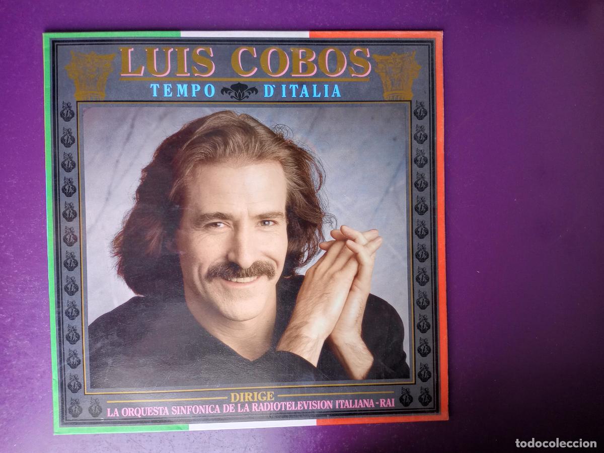 Discos de vinilo: LUIS COBOS + ORQ SINFONICA DE RADIO ITALIANA RAI - TEMPO D'ITALIA - LP CBS 1987 - SIN USO