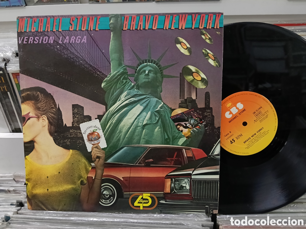Discos de vinilo: Michael Stone maxi bravo new york Espa&ntilde;a 1979