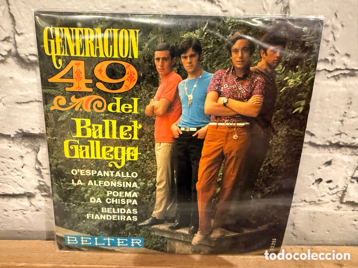 Discos de vinilo: GENERACION 49 DEL BALLET GALLEGO -O&acute;ESPANTALLO +3 EP -1964 - Beat Psychedelic. Perfecto estado.
