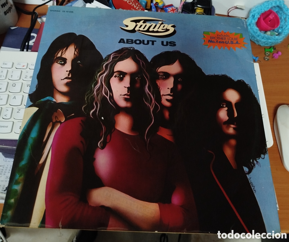 Discos de vinilo: Stories - About us. Edici&oacute;n alemana