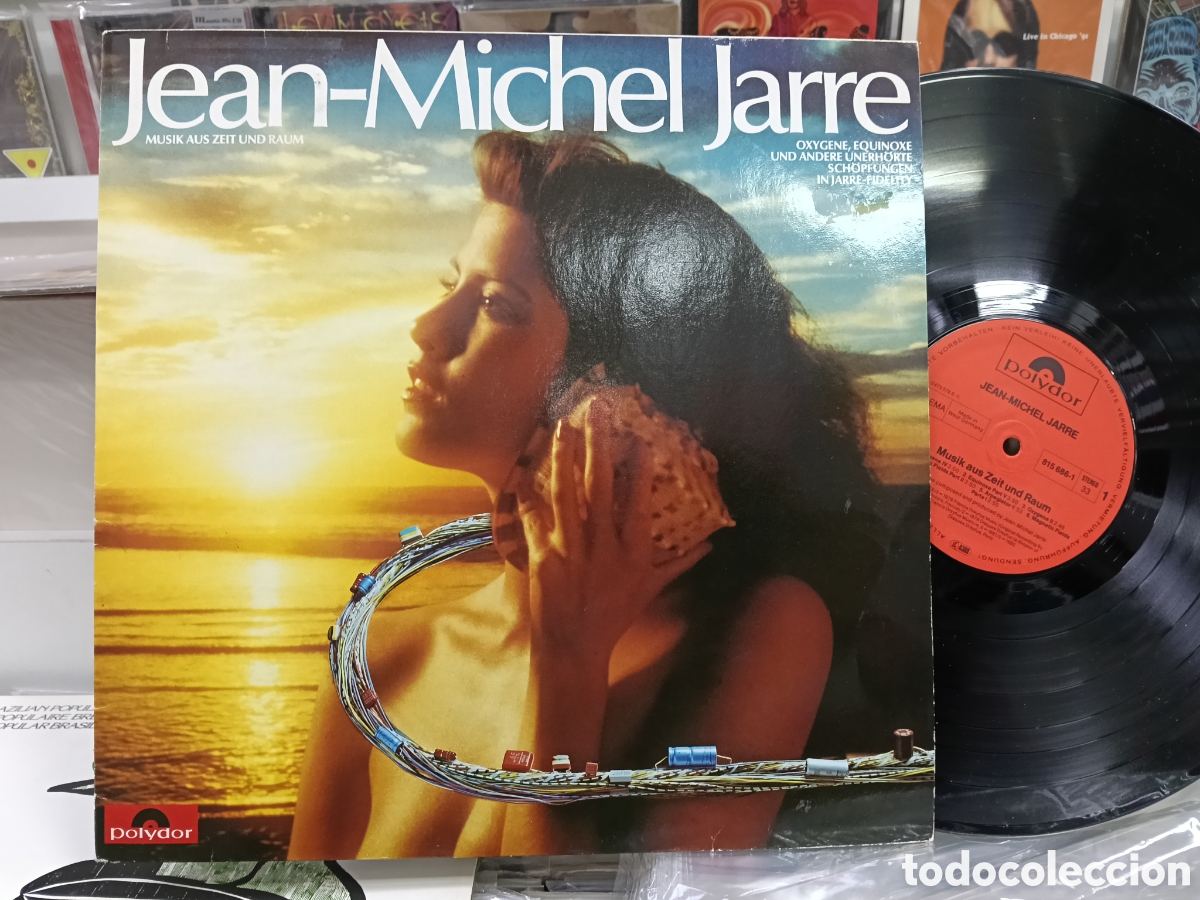 Discos de vinilo: Jean Michel jarre LP musik aus zeit und raum alemania