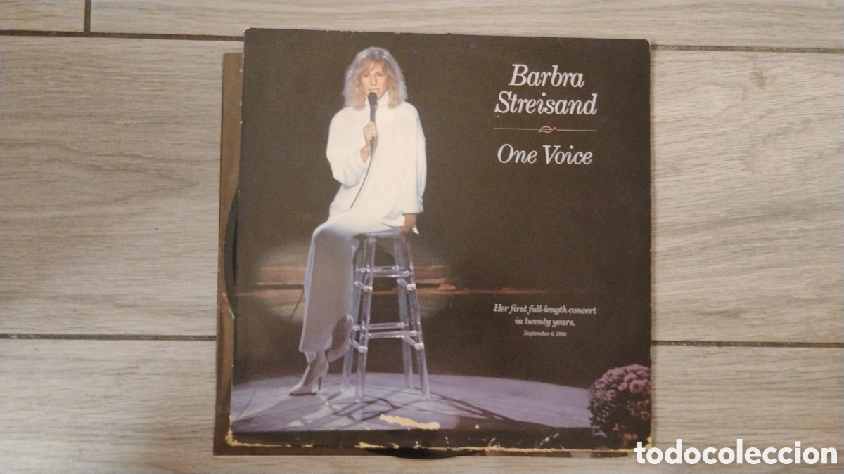 Discos de vinilo: BARBRA STREISAND-ONE VOICE-LP-CBS/UK&EUROPE-IB