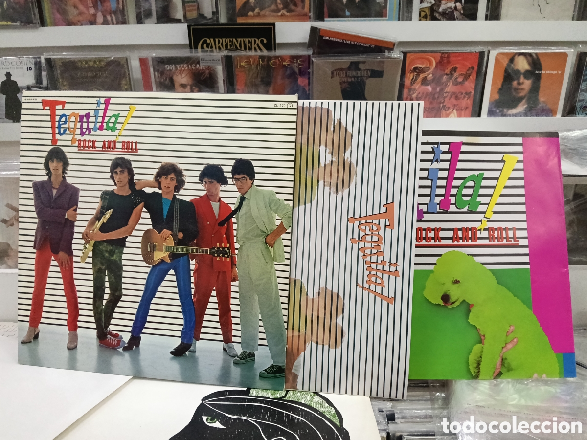 Discos de vinilo: Tequila LP rock and roll 1979 con poster