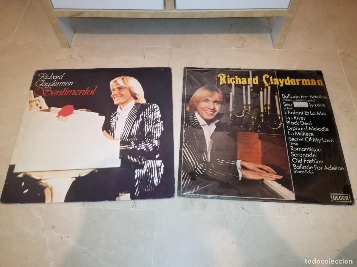 Discos de vinilo: LOTE DE 2 LPs DE RICHARD CLAYDERMAN