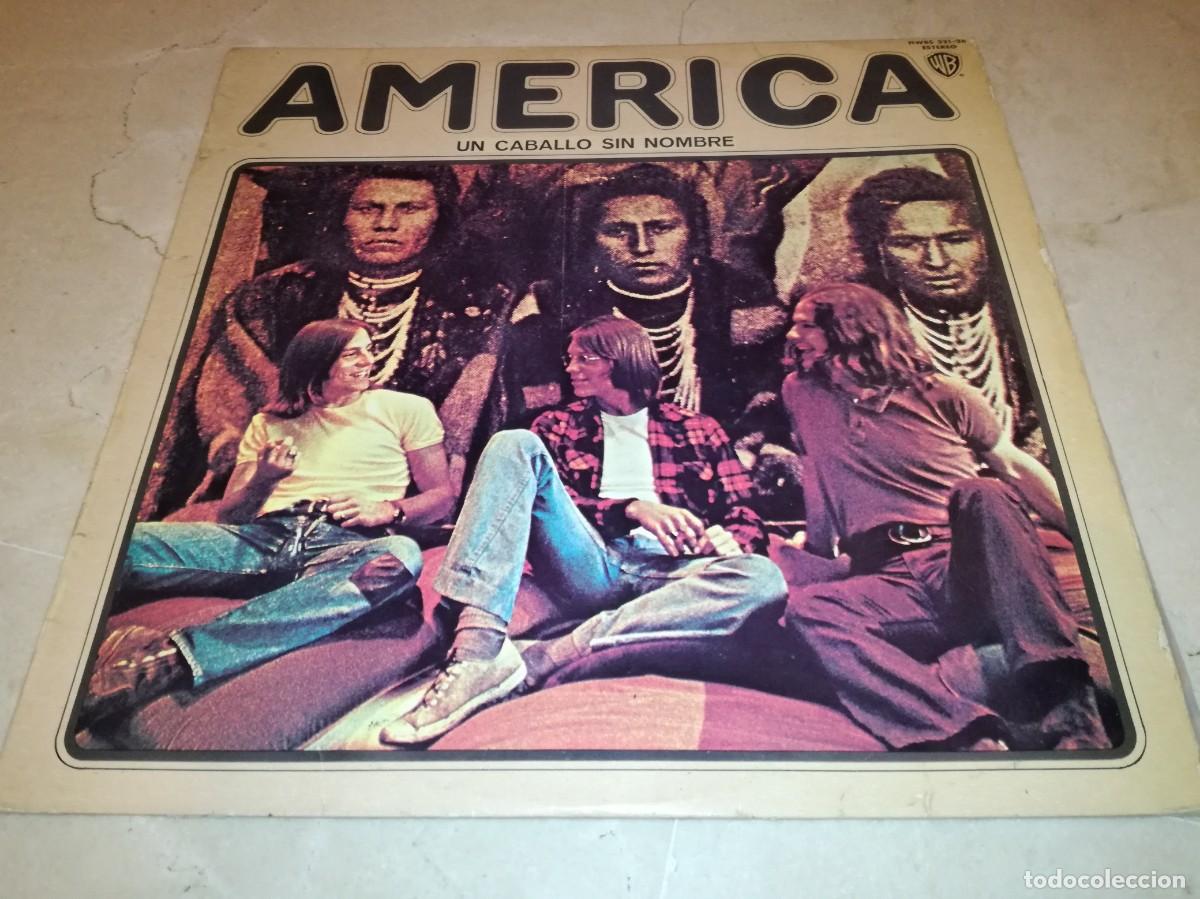 Discos de vinilo: AMERICA-UN CABALLO SIN NOMBRE-ORIGINAL ESPA&Ntilde;OL 1972