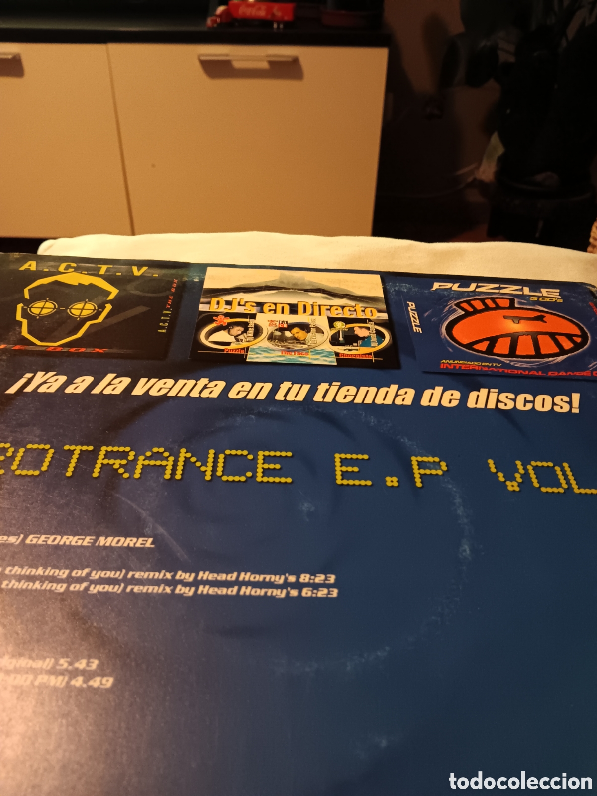 Discos de vinilo: Vinilo limpio y sonando