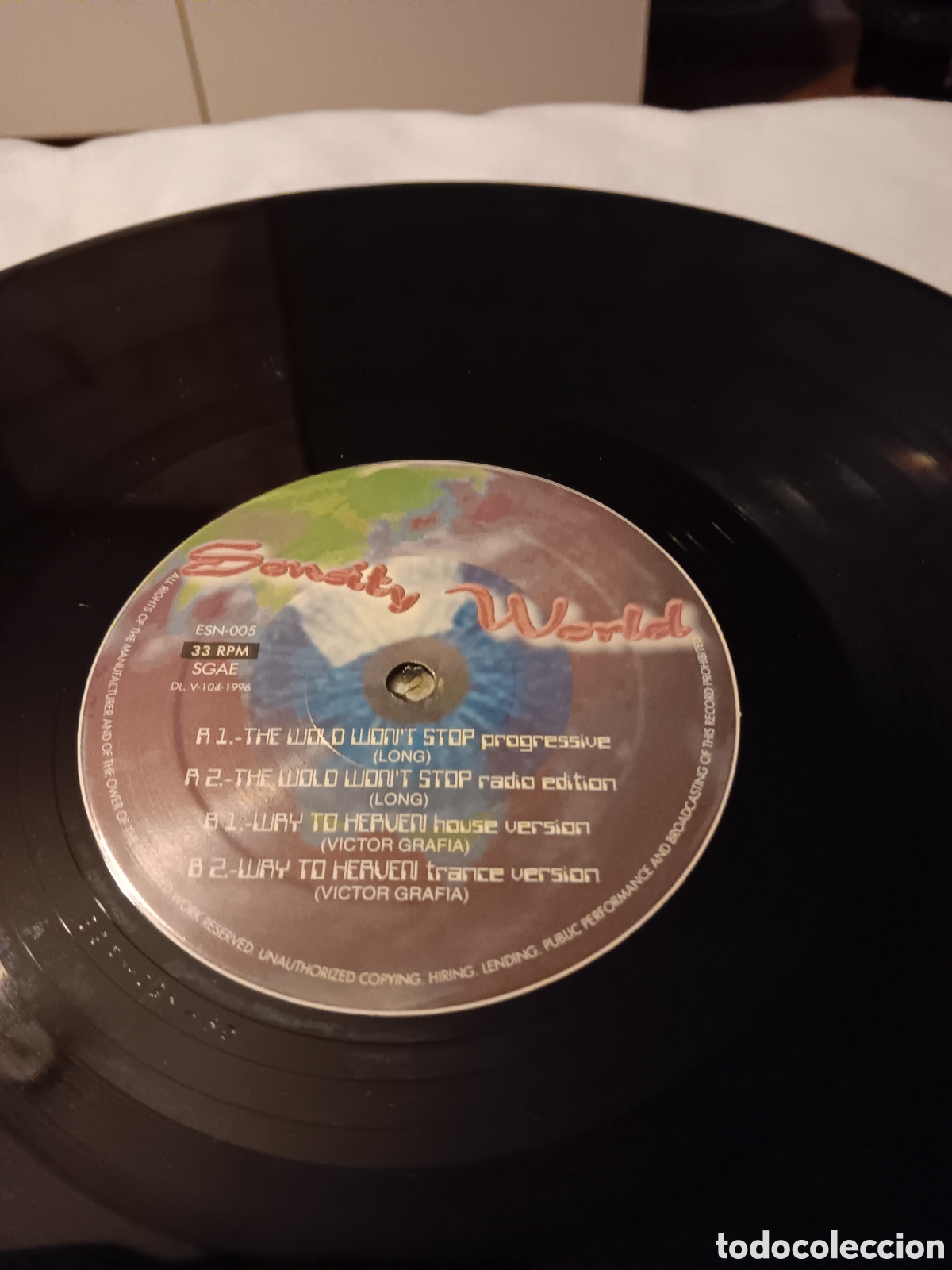 Discos de vinilo: Sensity world de mi coleccion privada. - Foto 5