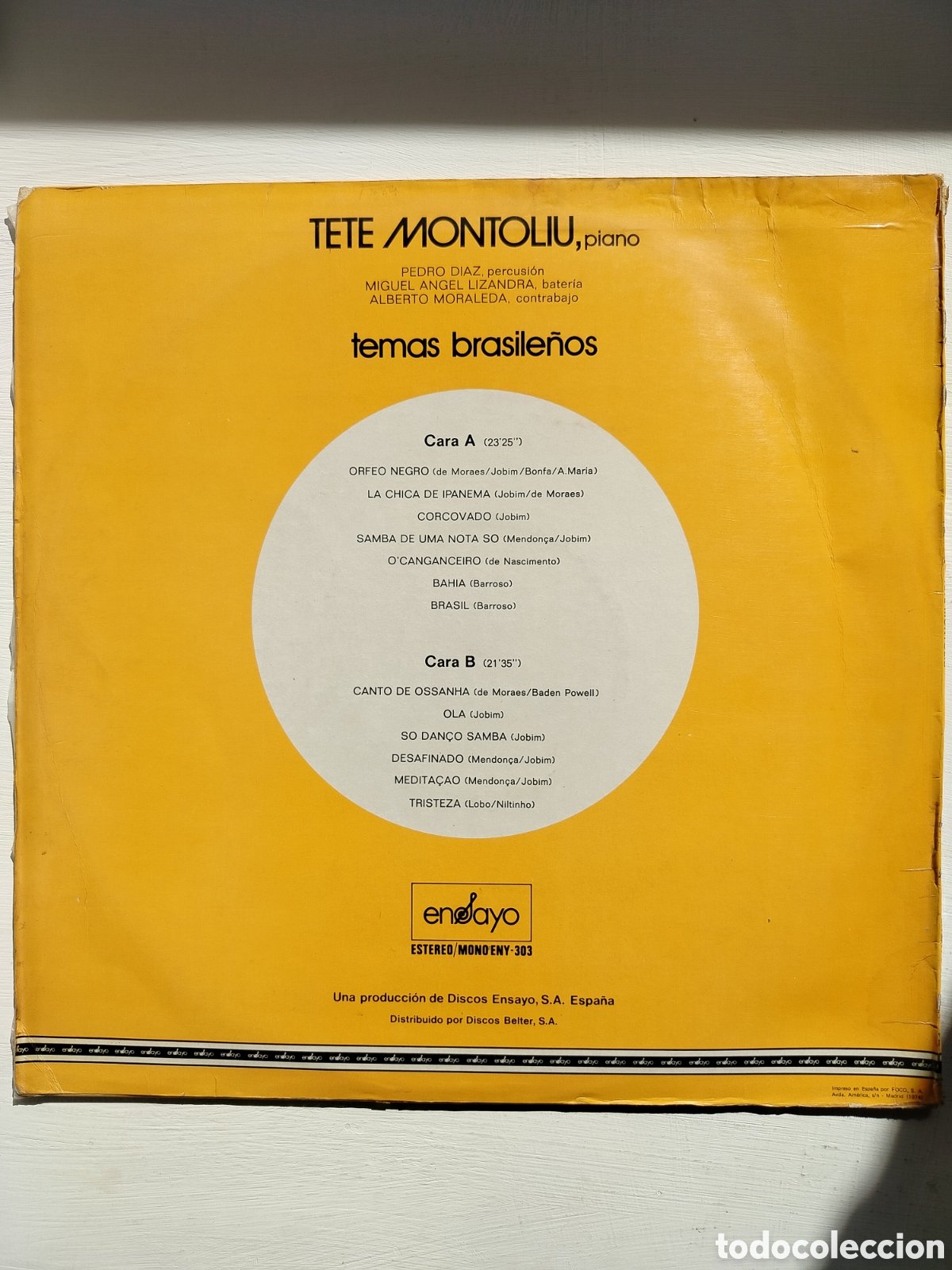 Discos de vinilo: Tete Montoliu LP 1974 - Foto 2