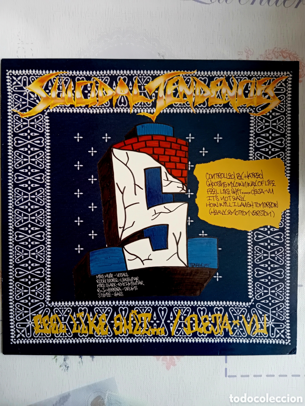 Discos de vinilo: SUICIDAL TENDENCIES. CONTROLLED BY HATRED. 1989 - Foto 1