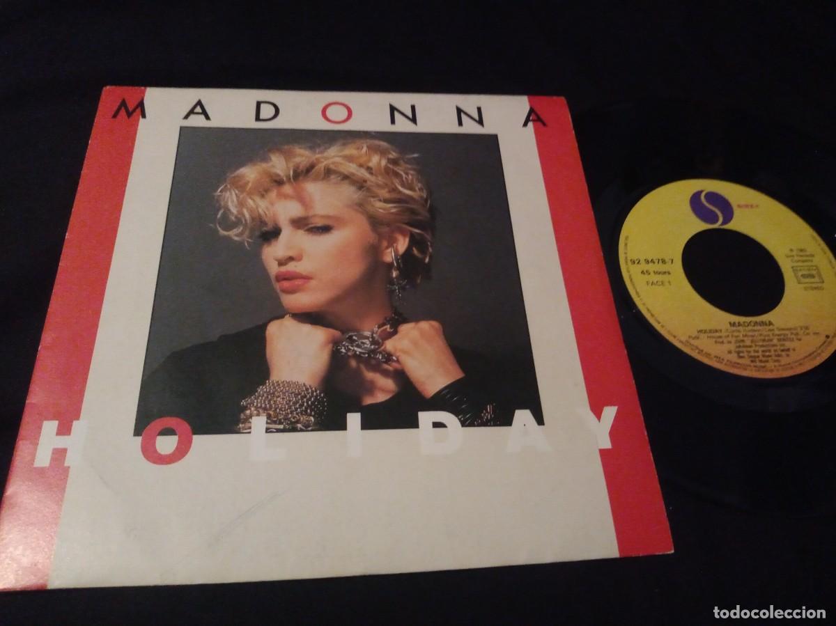 Discos de vinilo: MADONNA - HOLIDAY - SINGLE. - Foto 1