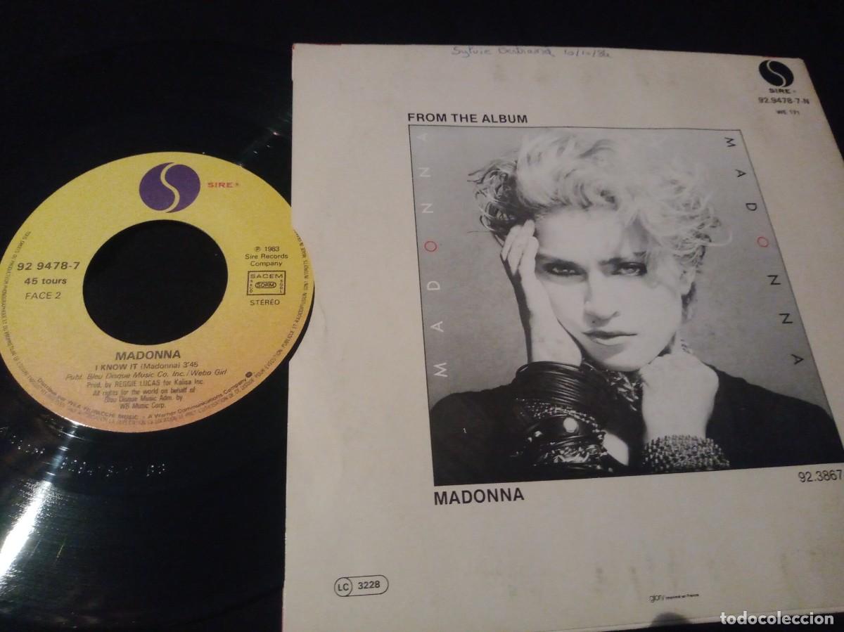 Discos de vinilo: MADONNA - HOLIDAY - SINGLE. - Foto 2
