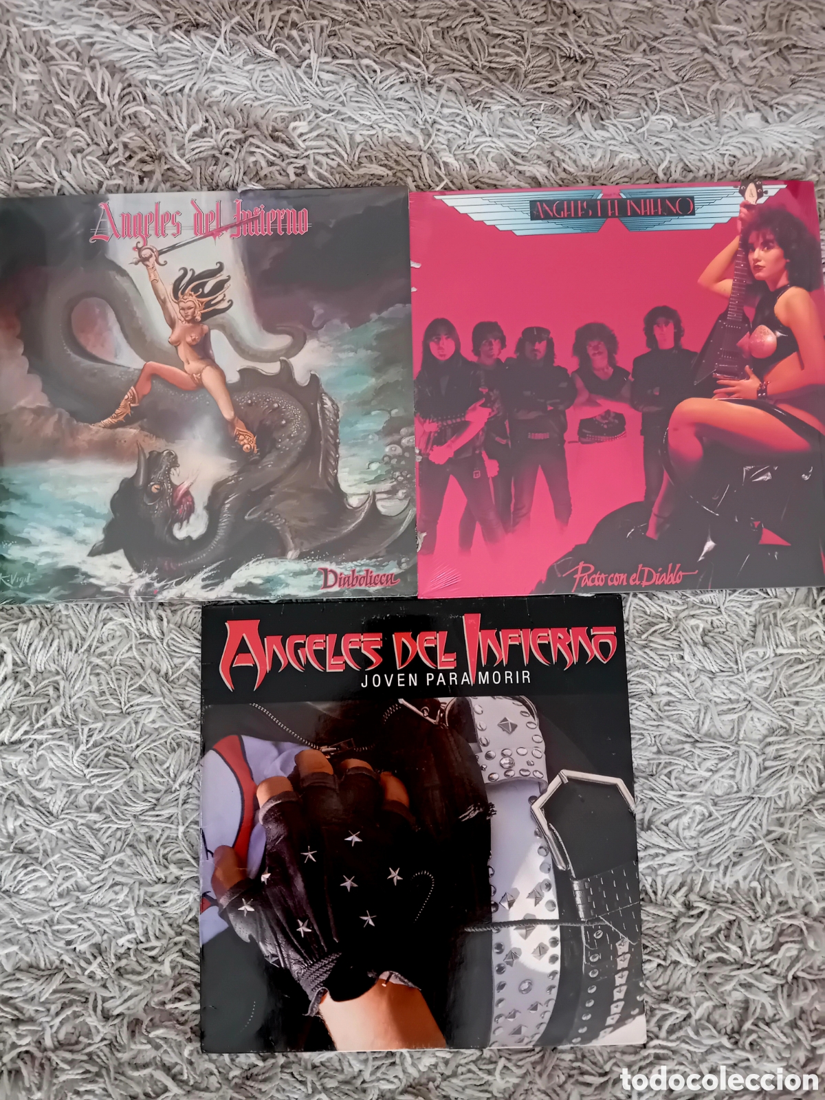 Discos de vinilo: LOTE OFERTA &Aacute;NGELES DEL INFIERNO