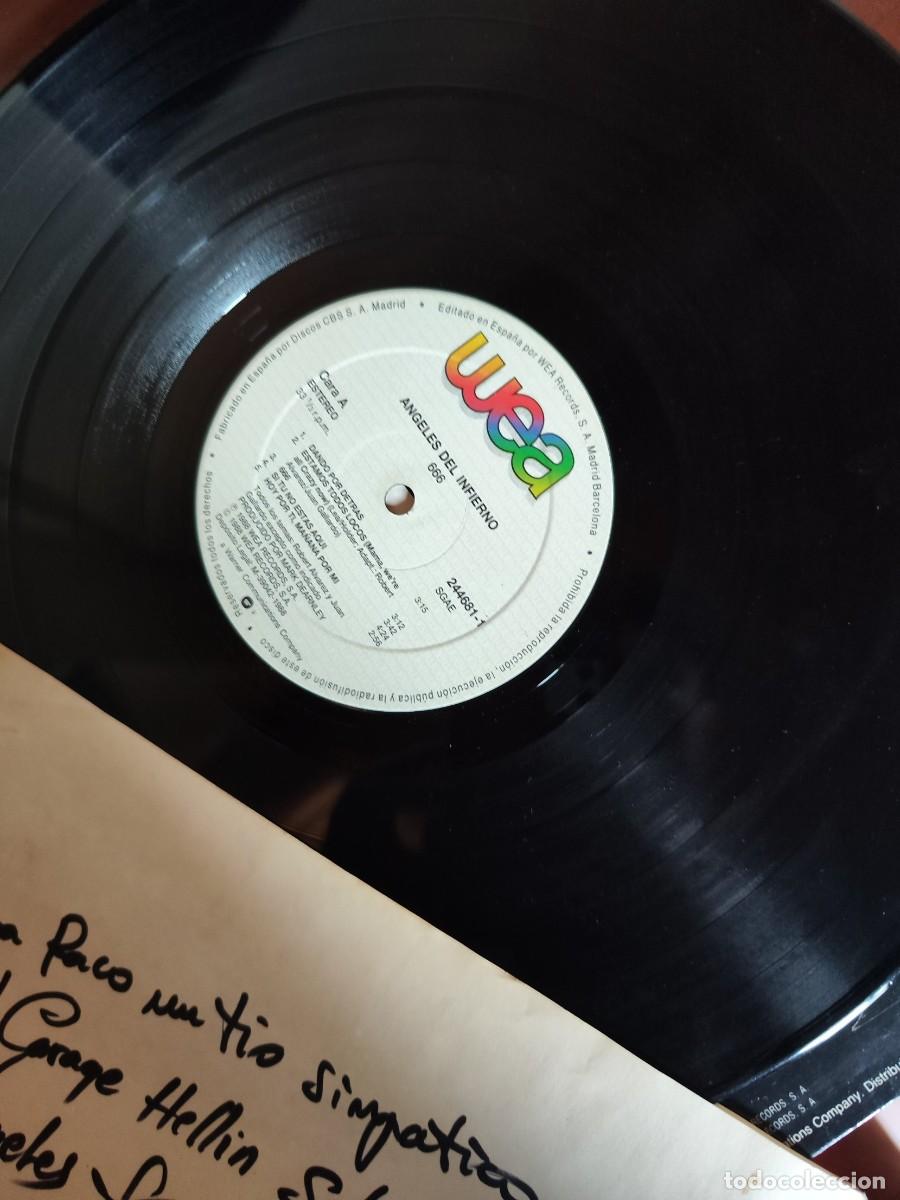 Discos de vinilo: &Aacute;ngeles del Infierno 666 LP 1988 original firmado y dedicado