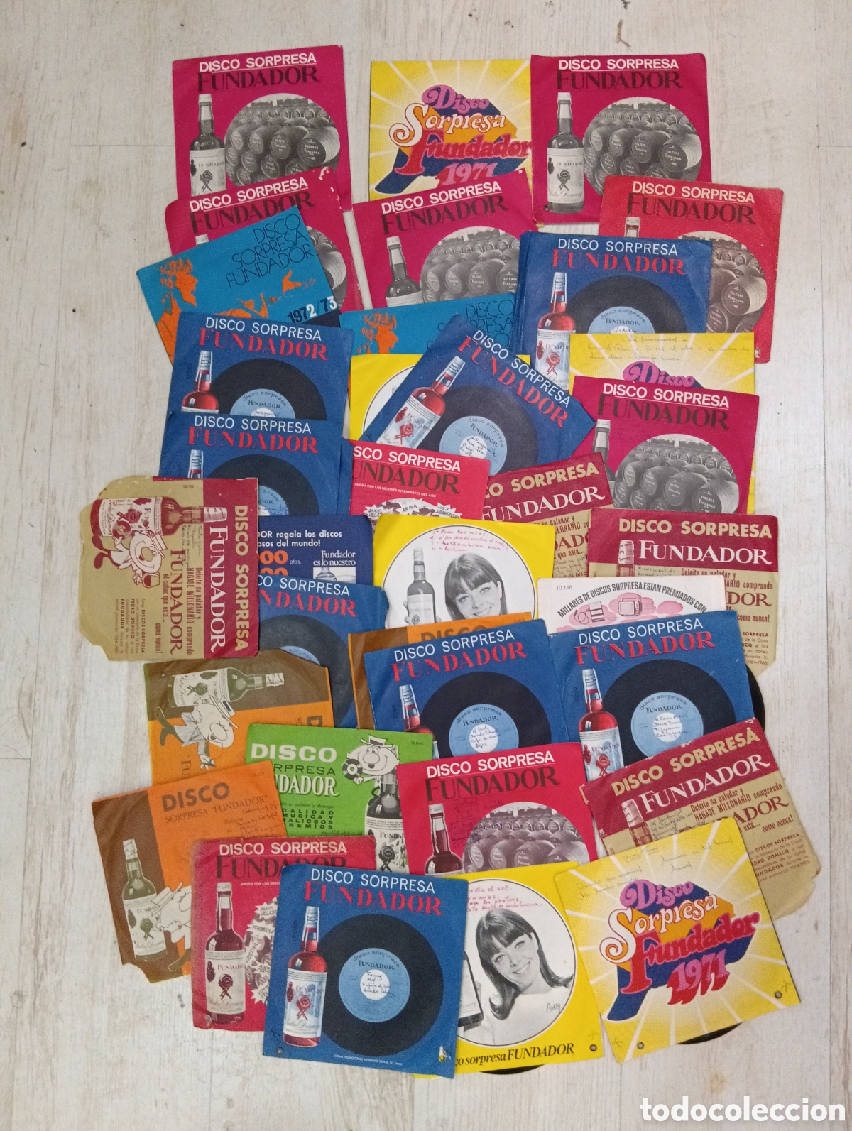 Discos de vinilo: Lote 36 discos Fundador. vinilo.