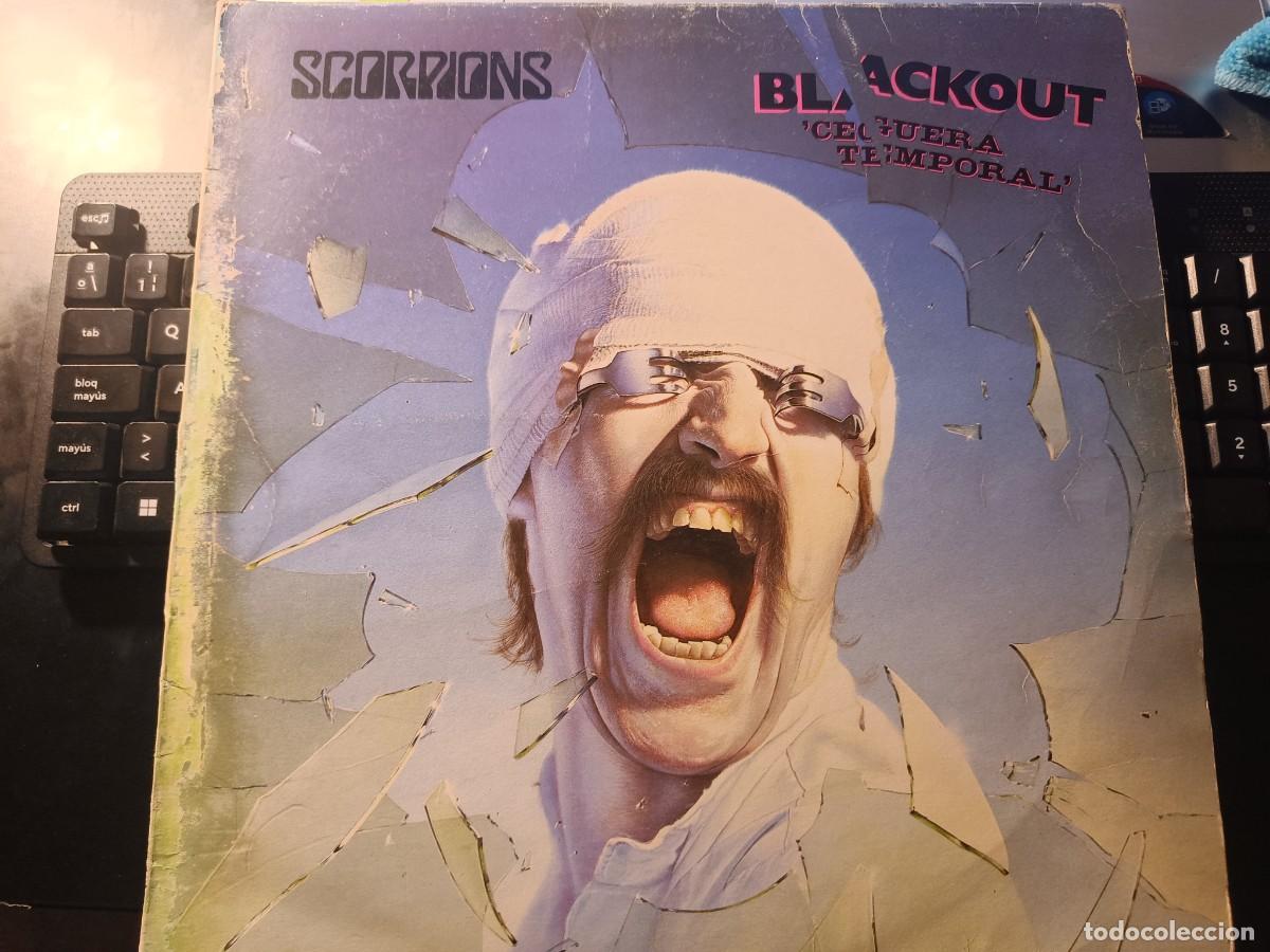 Discos de vinilo: Scorpions &ndash; Blackout = Ceguera Temporal. VG+/VG. 7 FOTOS.INSERTO SI.