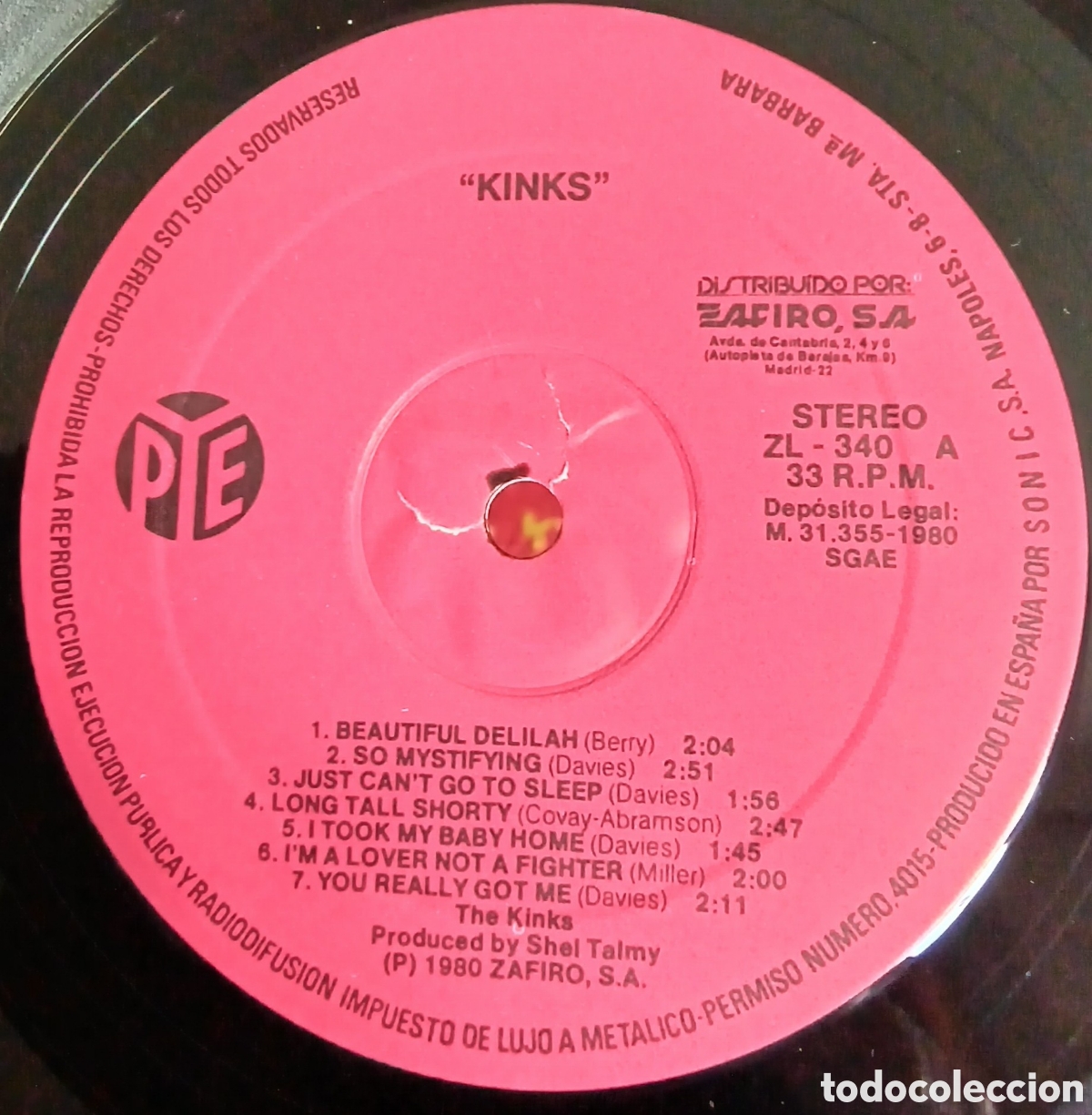 Discos de vinilo: The Kinks /// Espa&ntilde;a 1980. Vg++/ex - Foto 3