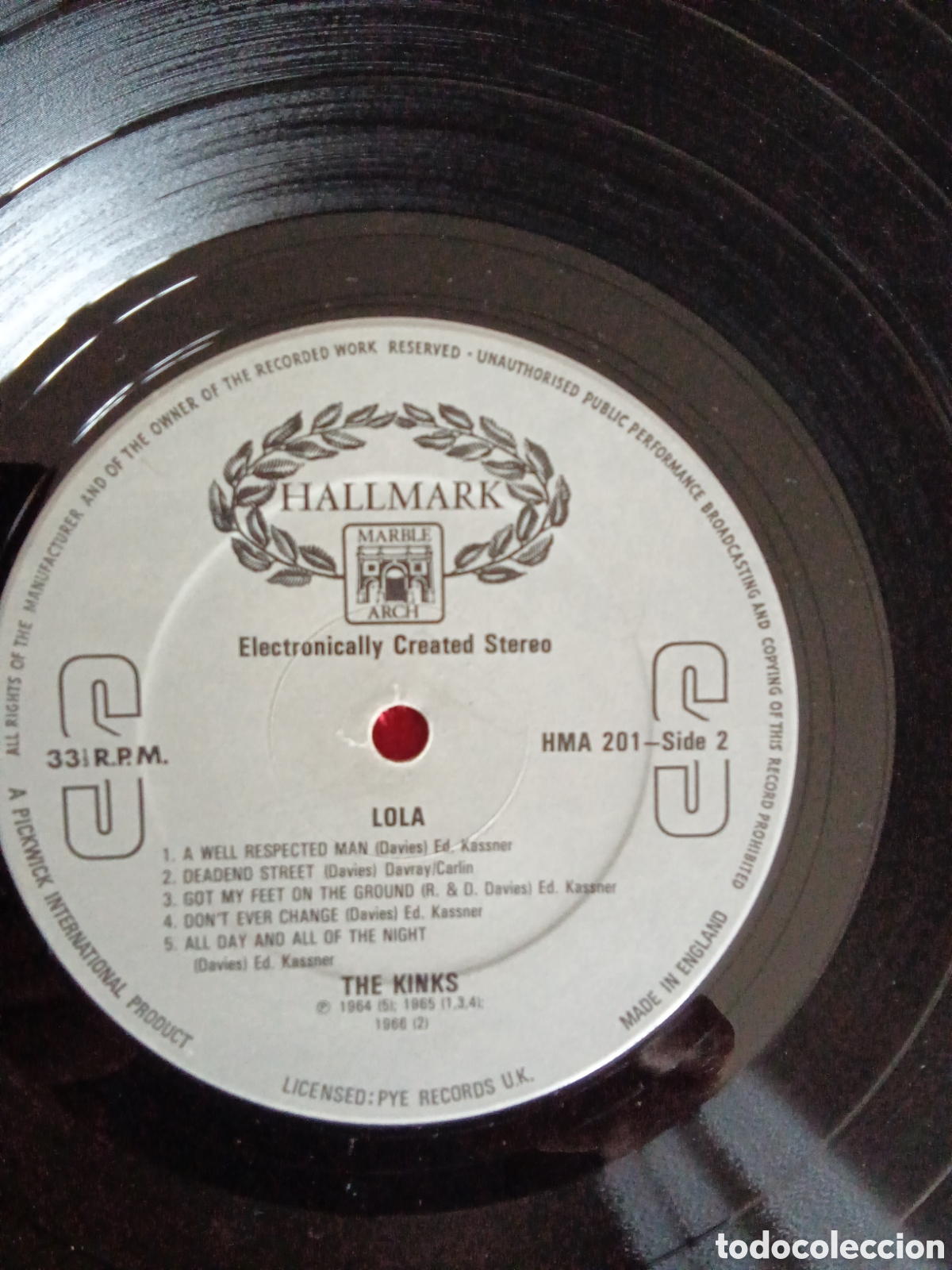 Discos de vinilo: The KINKS - LOLA ////1971 UK. Vg++ - Foto 3