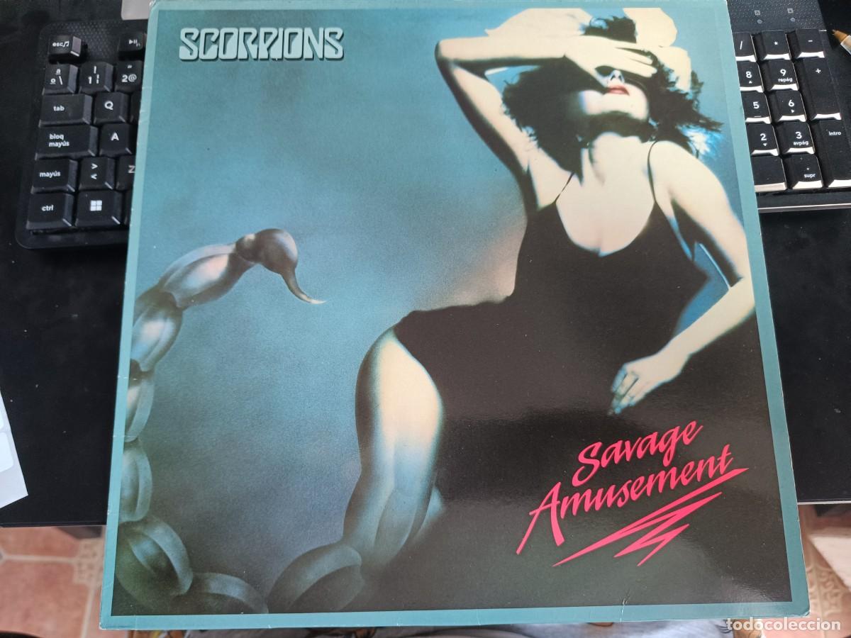 Discos de vinilo: Scorpions &ndash; Savage Amusement. MINT / NEAR MINT. 8 FOTOS. INSERTO SI.