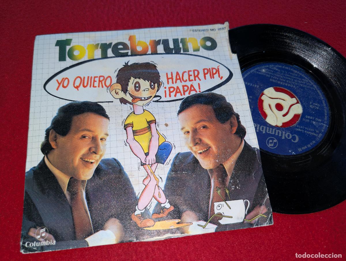 Discos de vinilo: TORREBRUNO Yo quiero hacer pipi, papa/La escalera musical 7'' SINGLE 1979 Columbia ESPA&Ntilde;A SPAIN