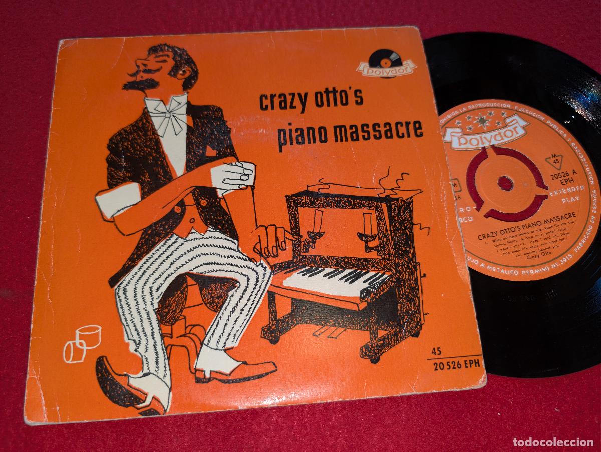Discos de vinilo: PIANO OTTO 'S PIANO MASSACRE Medley EP 7'' 195? Polydor ESPA&Ntilde;A SPAIN