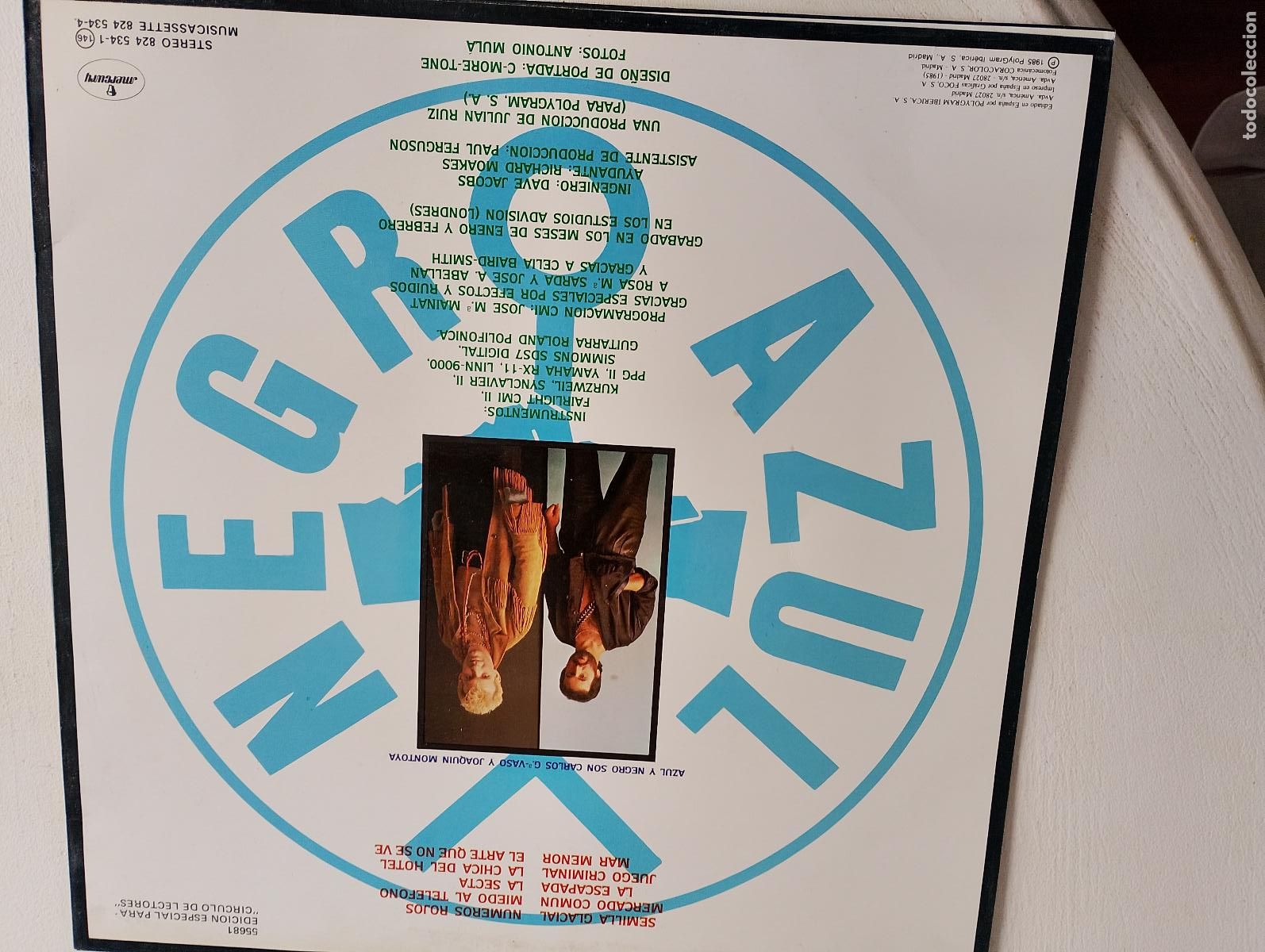 Discos de vinilo: Azul Y Negro &lrm;&ndash; Mercado Com&uacute;n, 1985 Electronic Synth-pop - Foto 4