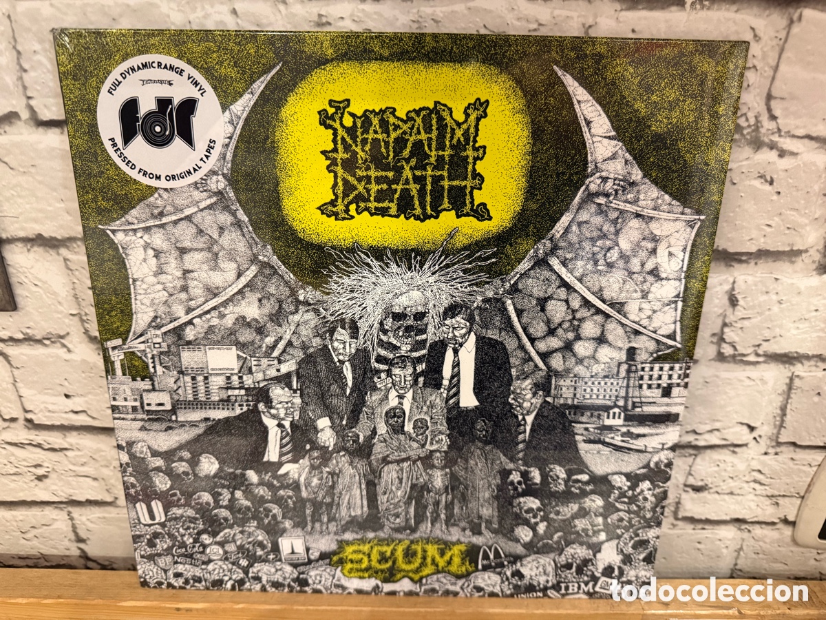 Discos de vinilo: Napalm Death &lrm;&ndash; Scum. Lp vinilo precintado.