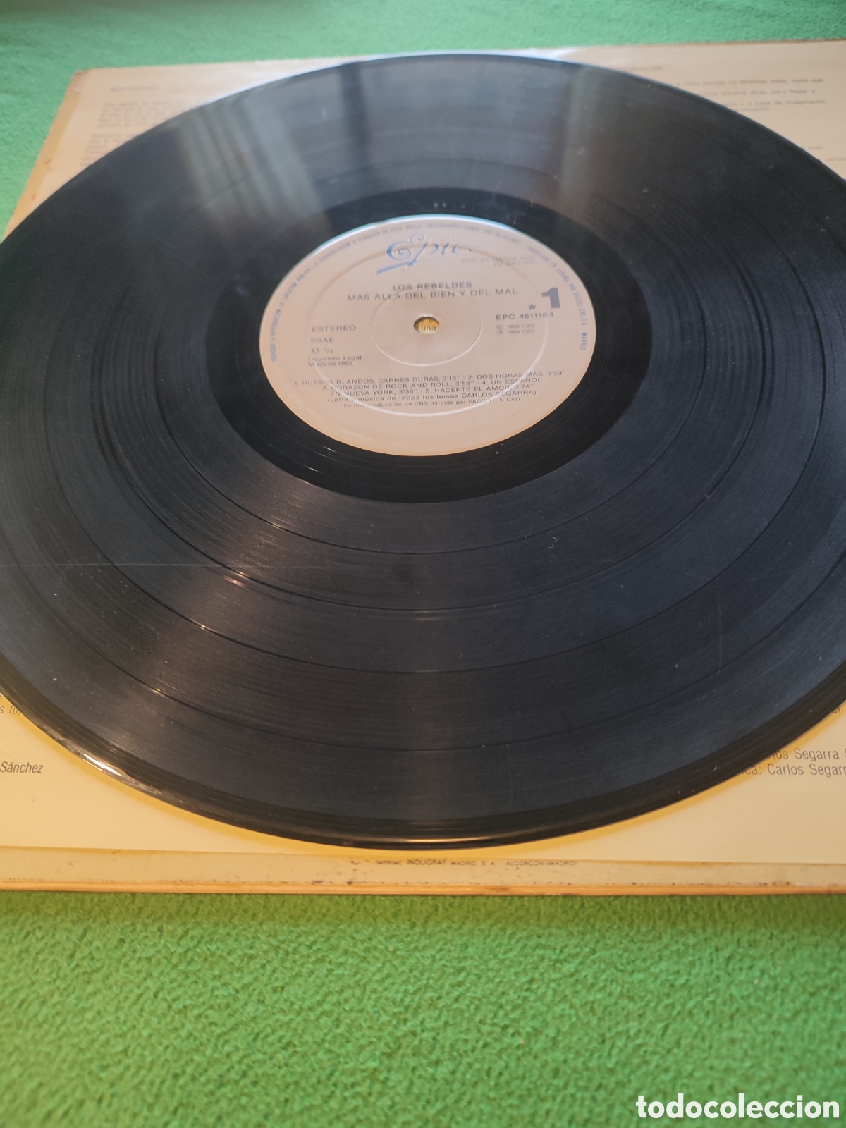 Discos de vinilo: Los Rebeldes - M&aacute;s all&aacute; del bien y del mal - Foto 3