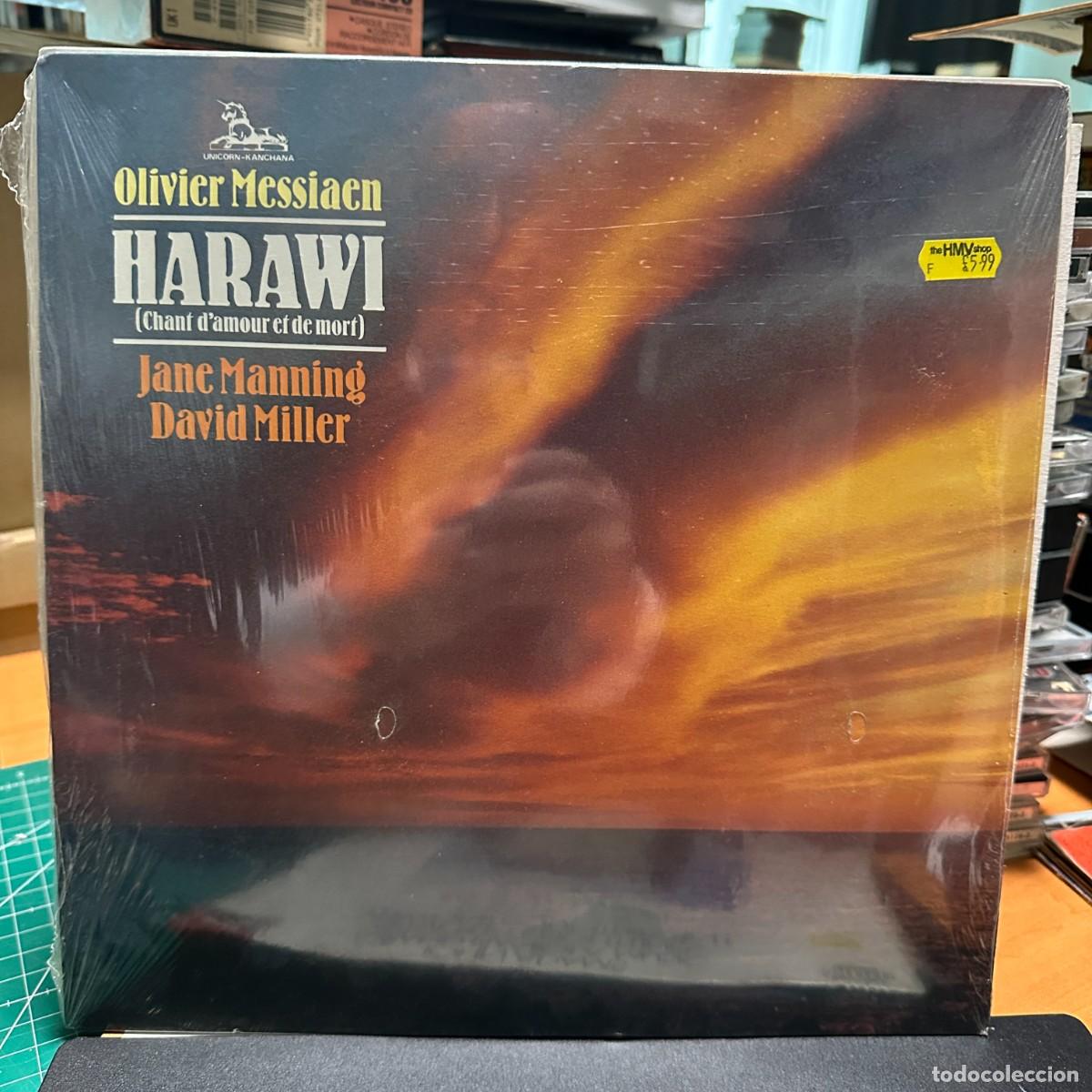 Discos de vinilo: Messiaen - Jane Manning, David Miller - Harawi (Chant D'amour Et De Mort) (LP)