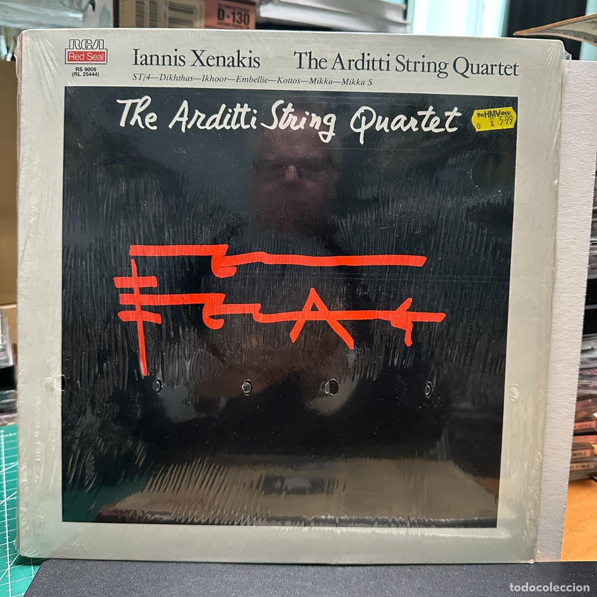 Discos de vinilo: Xenakis - Arditti String Quartet - ST/4 - Dikhthas - Ikhoor - Embellie - Kottos - Mikka (LP)