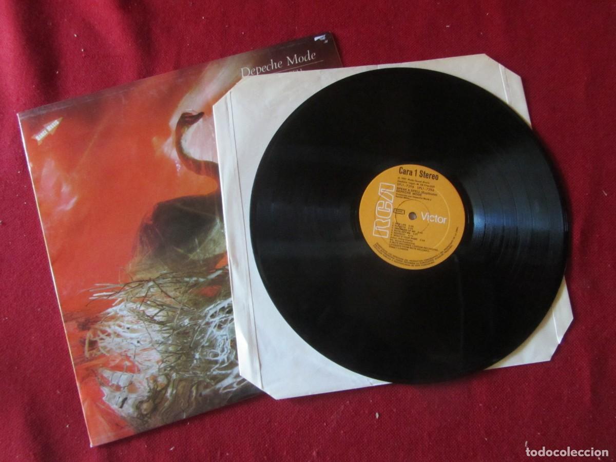 Discos de vinilo: LP DEPECHE MODE SPEAK & SPELL 1981. SPAIN - Foto 2