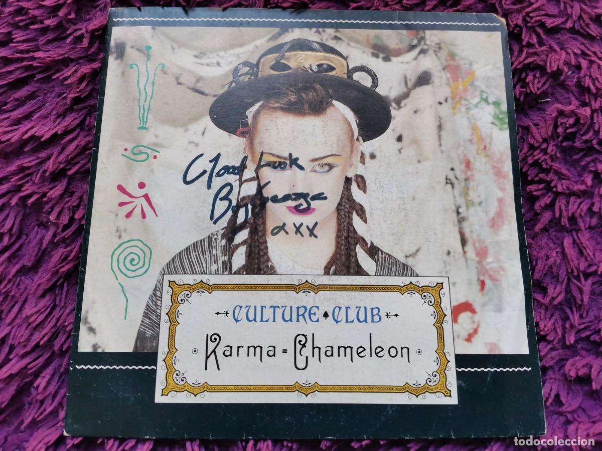 Discos de vinilo: Culture Club &ndash; Karma Chameleon Vinilo 7&rdquo; Single 1983 France 105.750