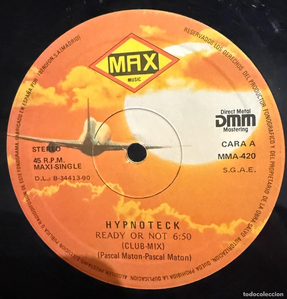 Discos de vinilo: Hypnoteck - Ready Or Not . Disco vinilo. Edic. Spain. 1980