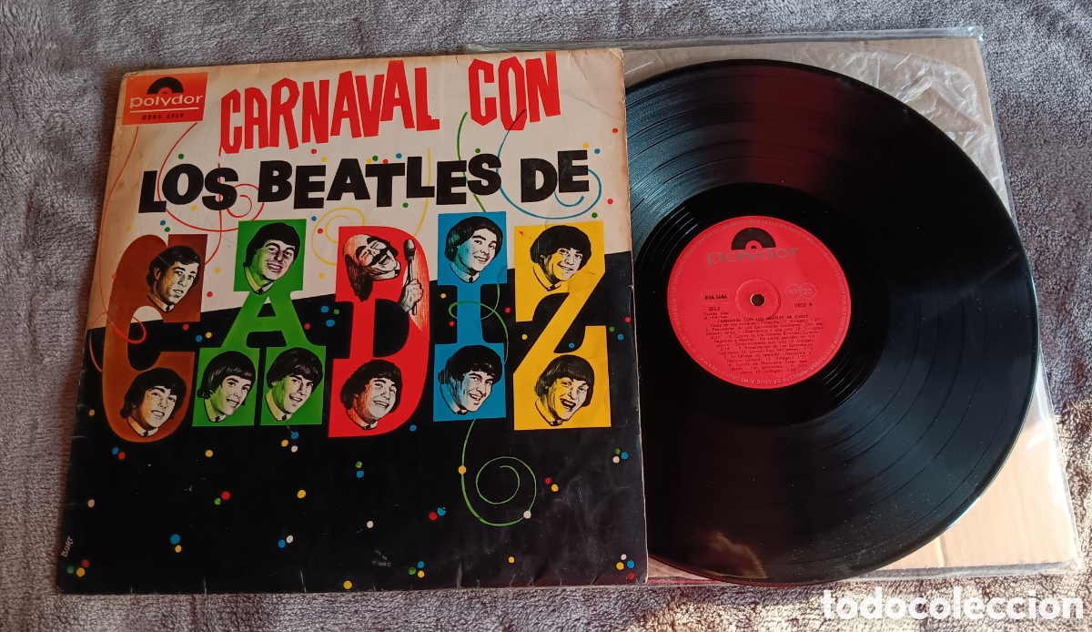 Discos de vinilo: BEATLES DE CADIZ PRIMER LP POLYDOR ESPA&Ntilde;A A&Ntilde;OS 60
