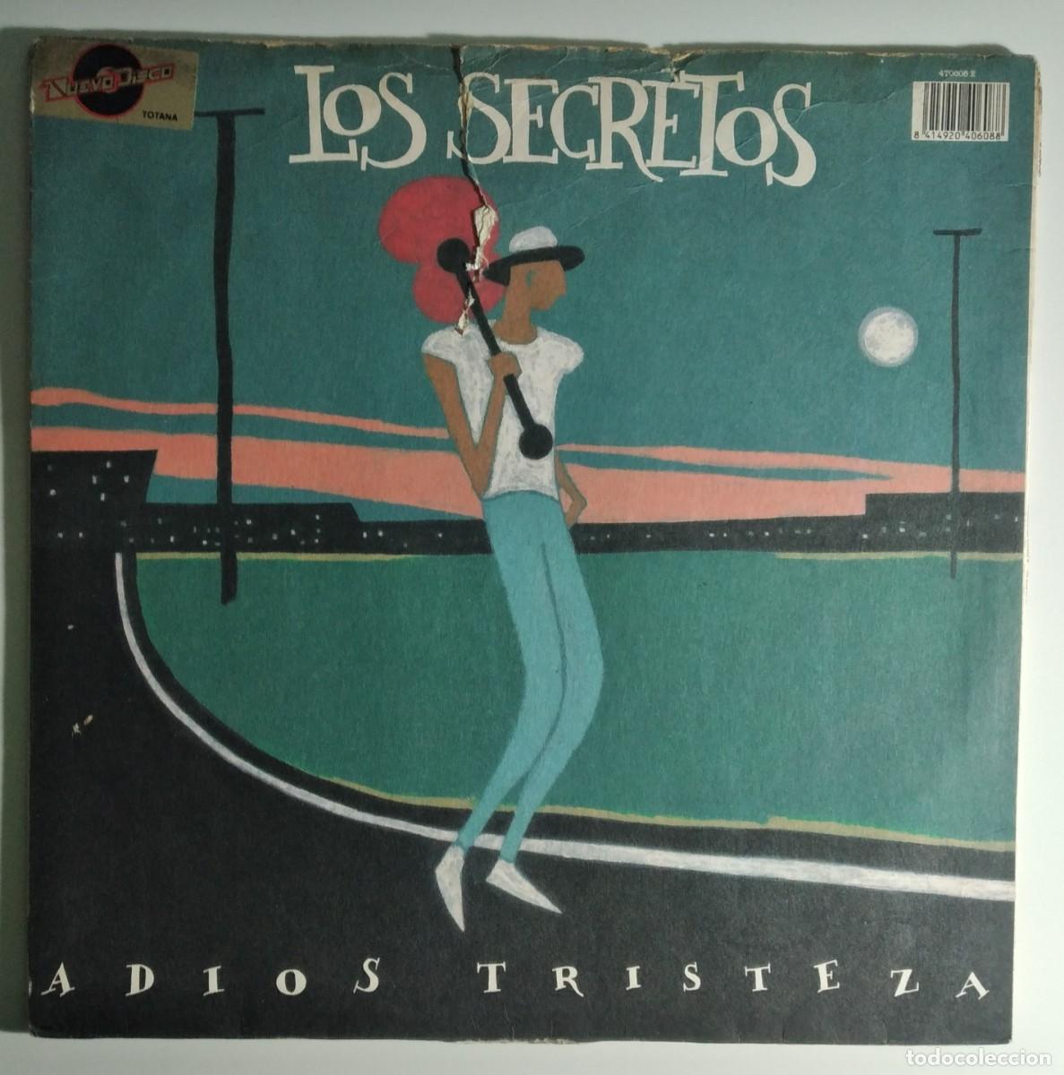 Discos de vinilo: Vinilo: Los Secretos - Adi&oacute;s tristeza -Dro, 1991