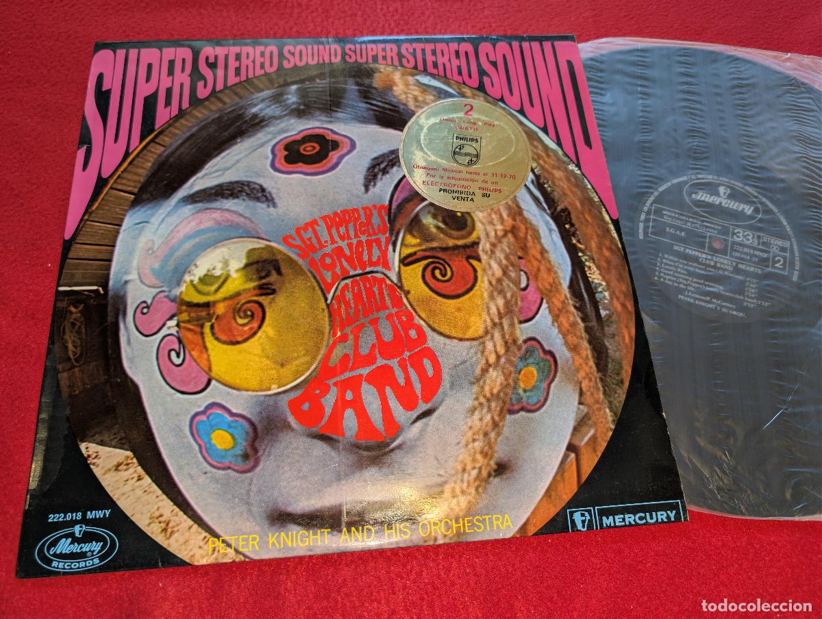Discos de vinilo: PETER KNIGHT ORCHESTRA Sgt.Pepper's lonely hearts club band LP 1968 Mercury ESPA&Ntilde;A SPAIN BEATLES